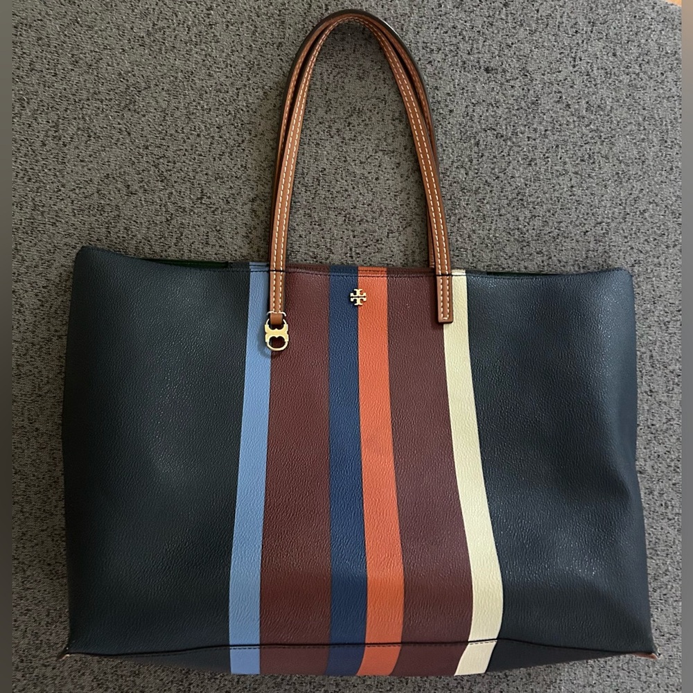 Tory Burch Multicolor Stripe Tote